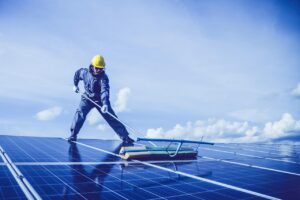 panelen schoonmaken