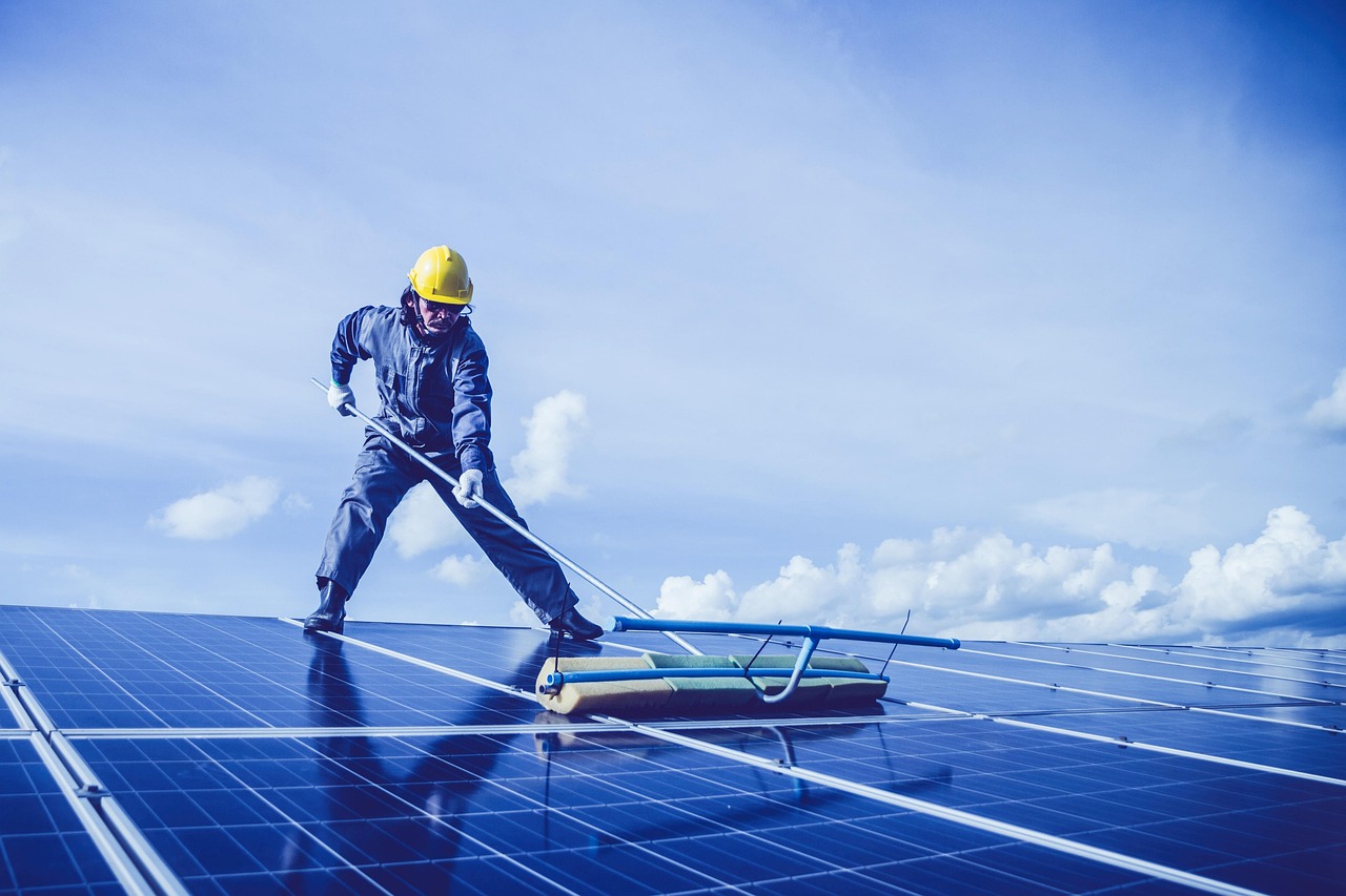 panelen schoonmaken